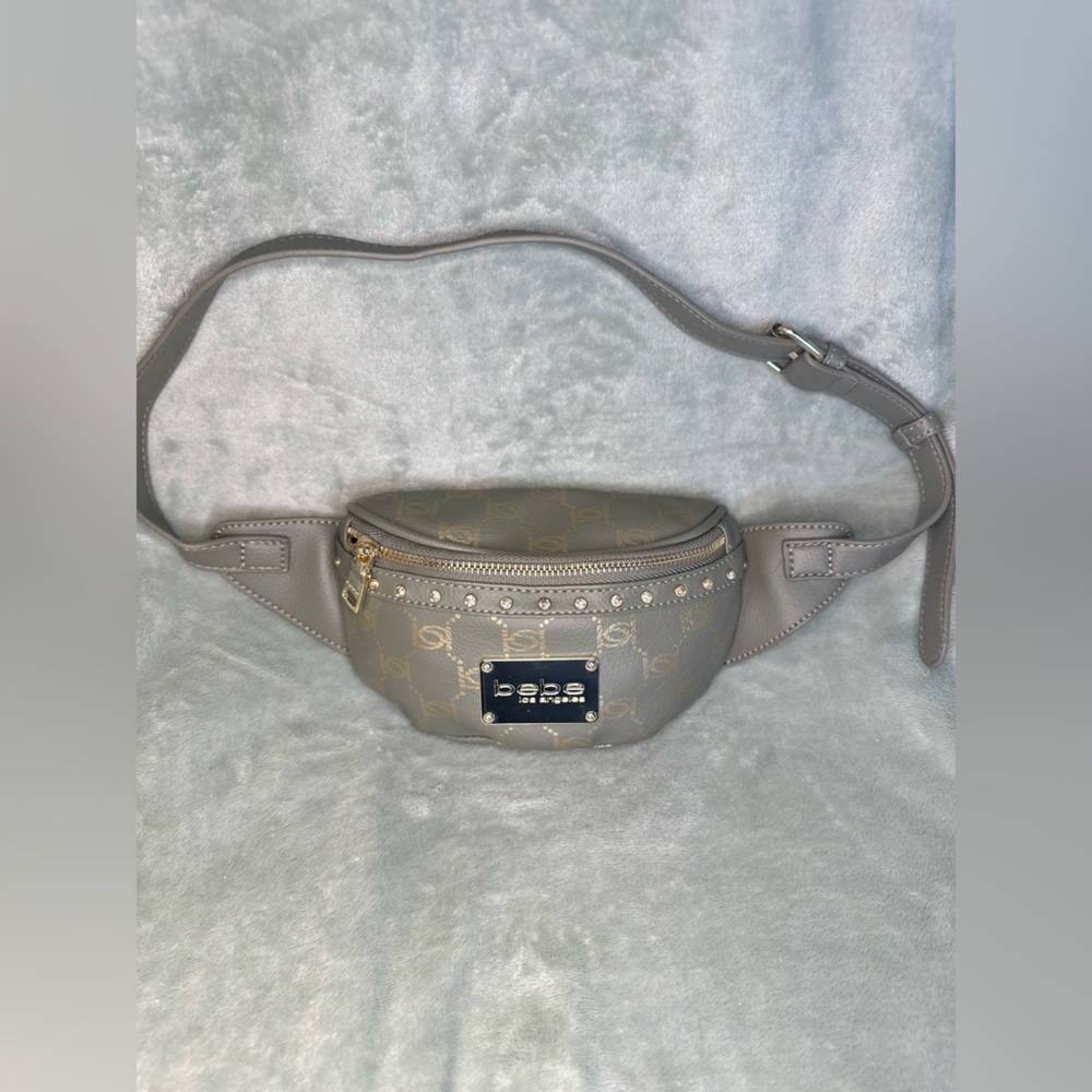 Bebe Green Logo Belt Bag